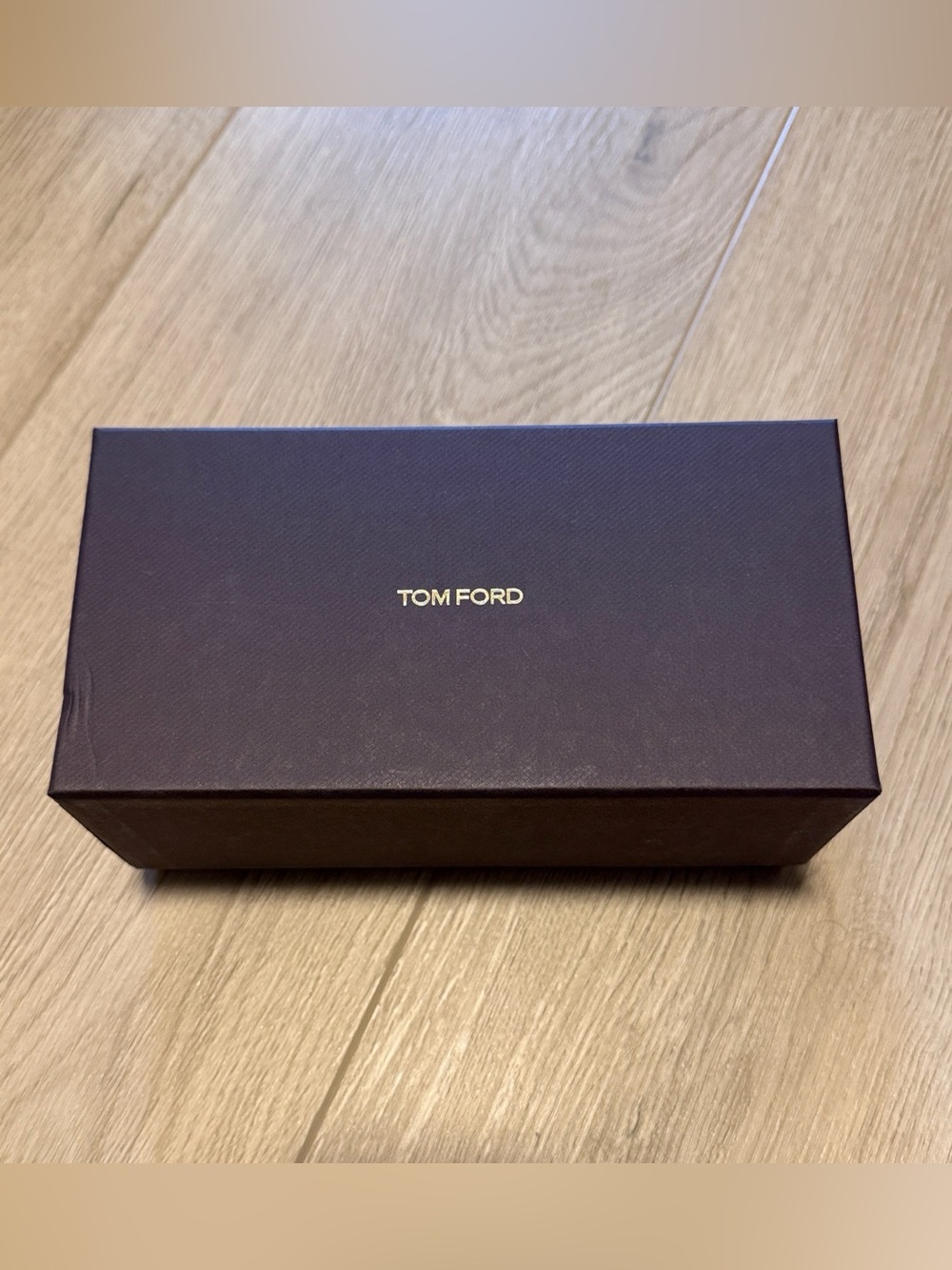 Tom Ford Sunglasses Accessories Box - Dark Brown with Gold Logo
